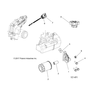 Adapter-Oil Filter,Mach by Polaris 5141519 OEM Hardware P5141519 Off Road Express