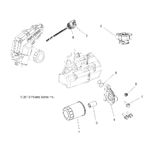 Adapter-Oil Filter,Mach by Polaris 5143697 OEM Hardware P5143697 Off Road Express