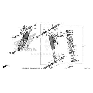 Adapter, Spring by Honda 51405-HL4-F41 OEM Hardware 51405-HL4-F41 Off Road Express Peach St