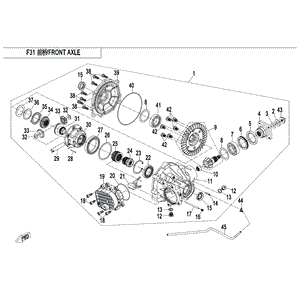 Adjust Shim 57X40X0.5 by CF Moto 0180-313010-0004 OEM Hardware 0180-313010-0004 Northstar Polaris