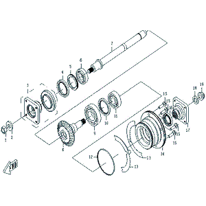 Adjust Shim Driven Bevel Gear (0.20Mm/An) by CF Moto 0180-062202-0001 OEM Hardware 0180-062202-0001 Northstar Polaris