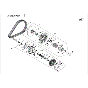 Adjust Washer by CF Moto 0GR0-050001-00001 OEM Hardware 0GR0-050001-00001 Northstar Polaris