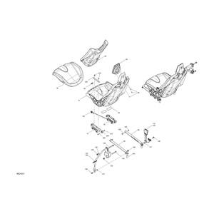 Adjustable Trolley Kit by Can-Am 703500997 OEM Hardware 703500997 Off Road Express Peach St