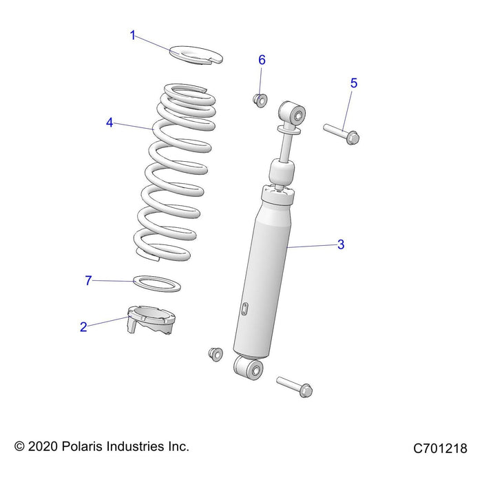 Adjuster Cam, Alumn, 2.3 by Polaris