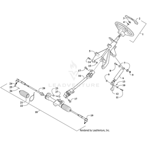 Adjuster Handle By Arctic Cat 3307-406 OEM Hardware 3307-406 Off Road Express