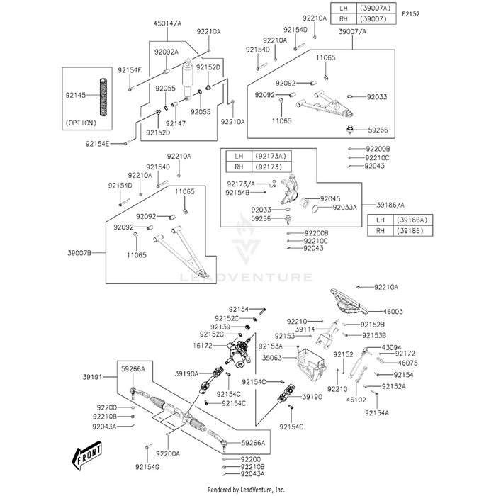 Adjuster,Handle by Kawasaki