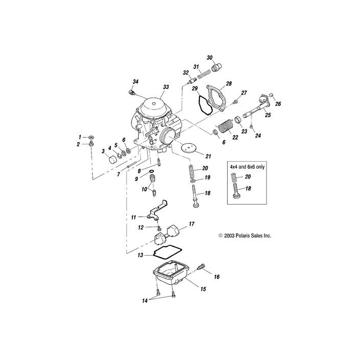 Adjuster Screw by Polaris