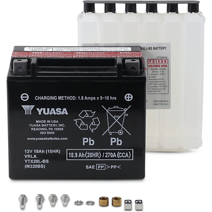 Agm Maintenance-Free Battery By Yuasa