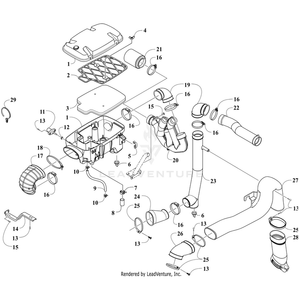 Air Box, Assy-Universal(Service Parts) By Arctic Cat 0570-535 OEM Hardware 0570-535 Off Road Express