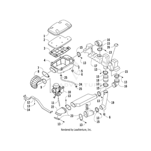 Air Box,Bottom By Arctic Cat 0470-853 OEM Hardware 0470-853 Off Road Express