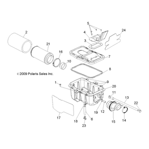 Air Box by Polaris 5433387 OEM Hardware P5433387 Off Road Express