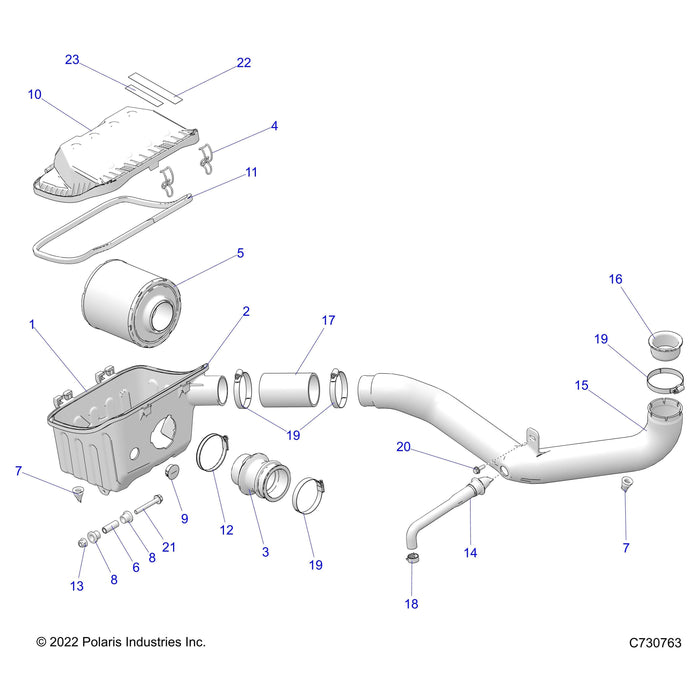 Air Box Cover Seal by Polaris