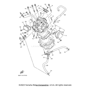 Air Cut Valve Assembly by Yamaha 2BG-14840-00-00 OEM Hardware 2BG-14840-00-00 Off Road Express