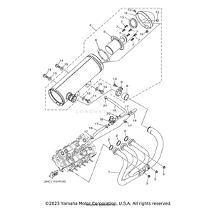 Air Cut Valve Assembly by Yamaha 2HC-14840-00-00 OEM Hardware 2HC-14840-00-00 Off Road Express