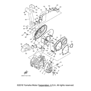 Air Duct Assembly by Yamaha 5B4-E5470-00-00 OEM Hardware 5B4-E5470-00-00 Off Road Express