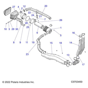 Air Filter by Polaris 7082087 OEM Hardware P7082087 Off Road Express