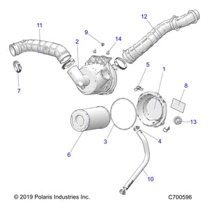 Air Filter by Polaris 7082265 OEM Hardware P7082265 Off Road Express