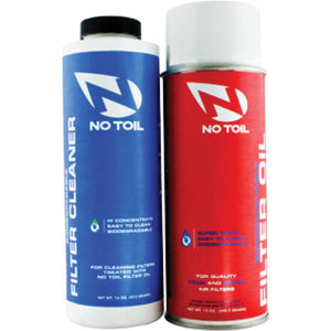 Air Filter Maintenance Kit 2/Pack by No Toil NT208 Air Filter Cleaner 90-0208 Western Powersports