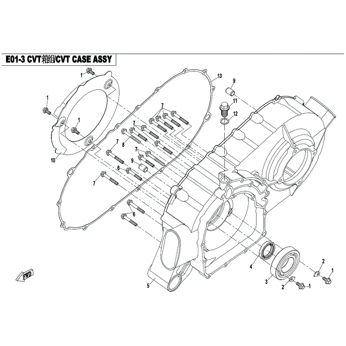 Air Guide Cvt by CF Moto