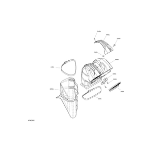 Air Inlet Grill by Can-Am 706600407 OEM Hardware 706600407 Off Road Express Peach St