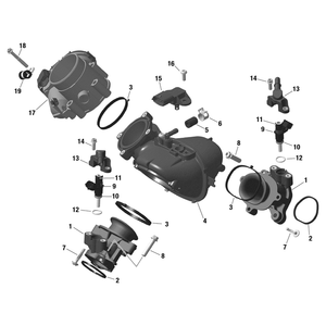 Air Inlet Manifold by Can-Am 420667797 OEM Hardware 420667797 Off Road Express Peach St