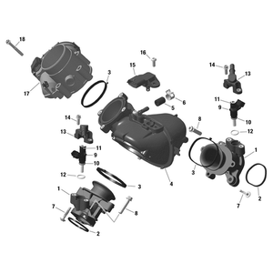 Air Inlet Manifold by Can-Am 420667798 OEM Hardware 420667798 Off Road Express Peach St