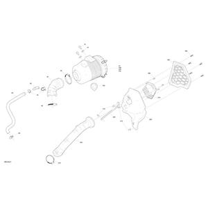 Air Intake Adapter by Can-Am 707800715 OEM Hardware 707800715 Off Road Express Peach St