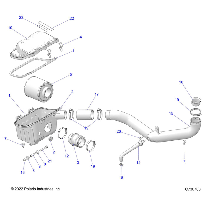 Air Intake Box by Polaris