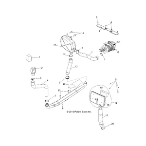 Air Intake Duct Assembly by Polaris 5437802 OEM Hardware P5437802 Off Road Express