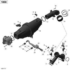 Air Intake Manifold by Can-Am 420667520 OEM Hardware 420667520 Off Road Express