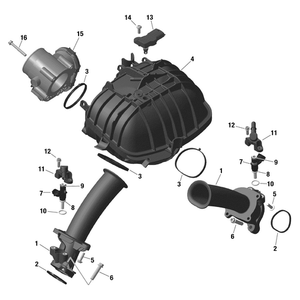 Air Intake Manifold by Can-Am 420667830 OEM Hardware 420667830 Off Road Express Peach St