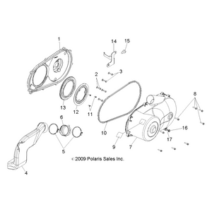 Air Outlet Clutch Hose by Polaris 5435684 OEM Hardware P5435684 Off Road Express