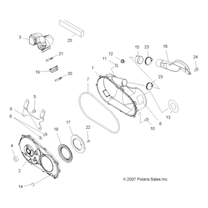 Air Outlet Duct by Polaris 5434213 OEM Hardware P5434213 Off Road Express