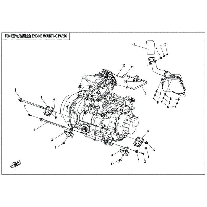 Air Outlet Pipe Idle Valve by CF Moto