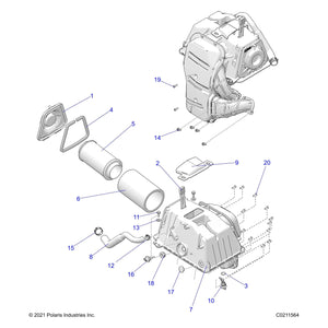 Air Temparature Sensor by Polaris 2410687 OEM Hardware P2410687 Off Road Express