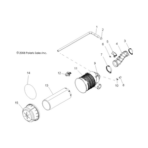 Airbox Boot, 700 by Polaris 5412898 OEM Hardware P5412898 Off Road Express