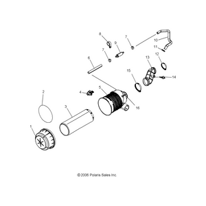 Airbox Boot by Polaris 5412905 OEM Hardware P5412905 Off Road Express