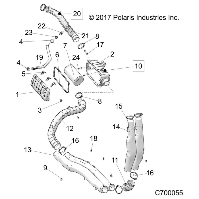 Airbox Cover Assembly by Polaris