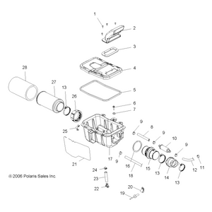 Airbox Cover Seal by Polaris 5811482 OEM Hardware P5811482 Off Road Express