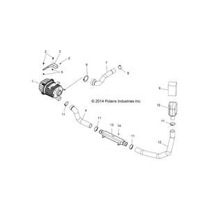 Airbox Hose, Diesel by Polaris 5414272 OEM Hardware P5414272 Off Road Express