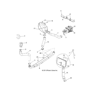 Airbox Hose, Lower by Polaris 5414032 OEM Hardware P5414032 Off Road Express