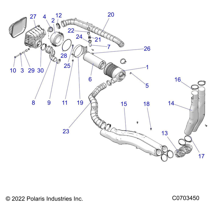 Airbox Lid Assembly by Polaris