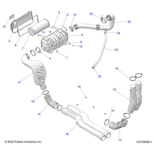 Airbox Strap by Polaris 5451099 OEM Hardware P5451099 Off Road Express