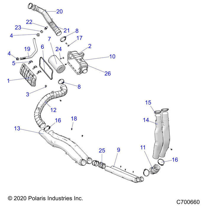 Airbox To Plenum Hose by Polaris