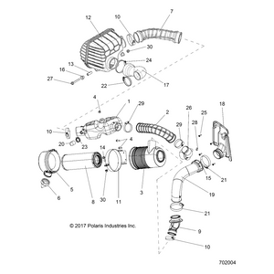 Airbox Valve by Polaris 5414468 OEM Hardware P5414468 Off Road Express