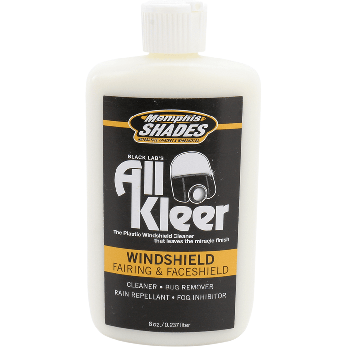 All Kleer Windshield/Fairing/Faceshield Cleaner By Memphis Shades