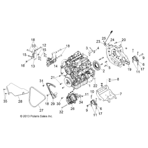 Alternator by Polaris 4013427 OEM Hardware P4013427 Off Road Express Drop Ship