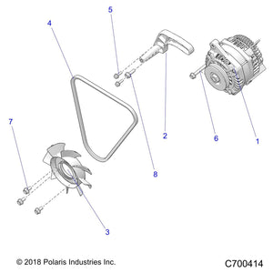 Alternator Coupler, Black by Polaris 5634289-329 OEM Hardware P5634289-329 Off Road Express