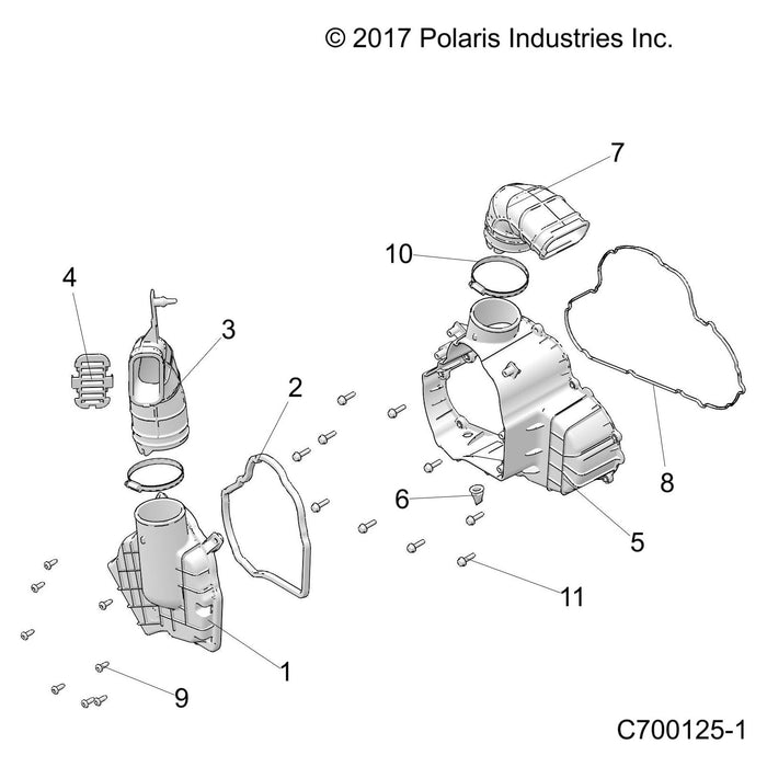 Alternator Inlet Duct by Polaris