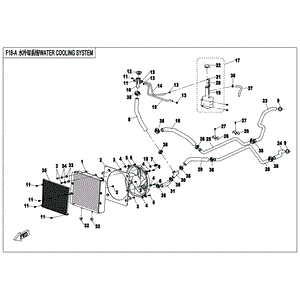 Alum Pipe Water Outlet by CF Moto 7030-180052 OEM Hardware 7030-180052 Northstar Polaris